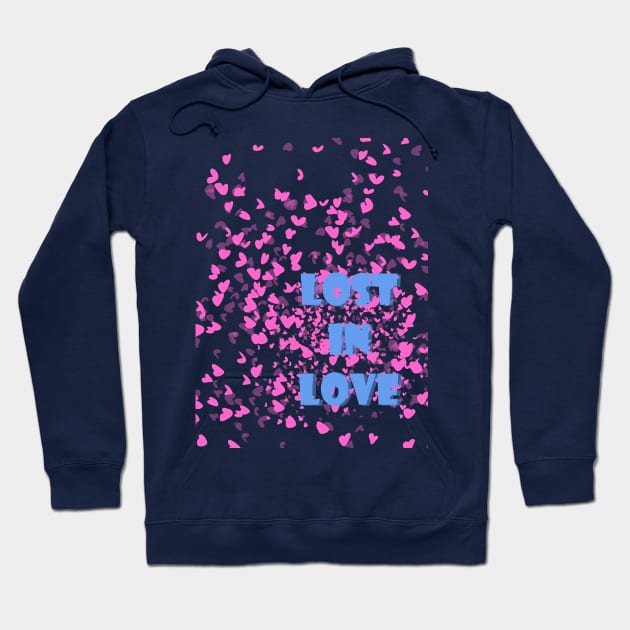 Lost in love hoodie hot sale